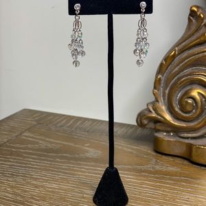 Drop earrings with Swarovski